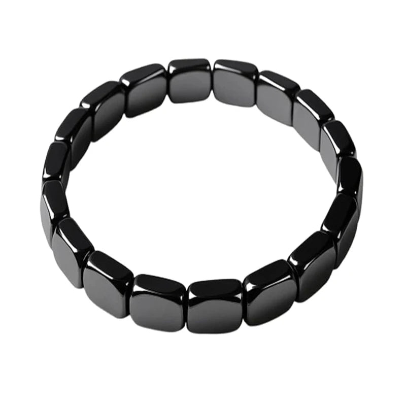 Hematite Bracelet  Jewelry Gift For Men Reclaim Your Edge Confidence Natural Hematite Stone Beaded Stretch Healing Bracelets