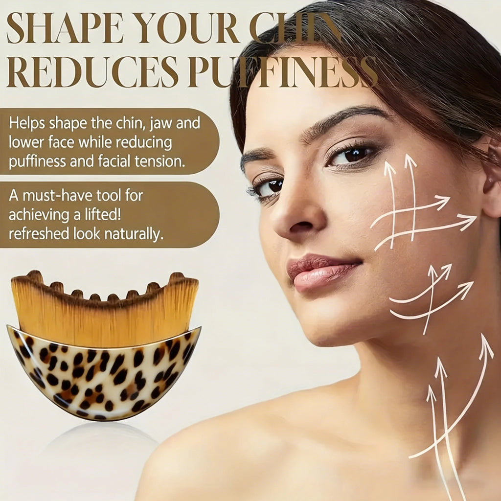 Lymphatic Contour Face Brush,Chin &Jawline Sculpting,Drainage Massager for Face,Ergonomically Designed to Fit The Skin Precisely