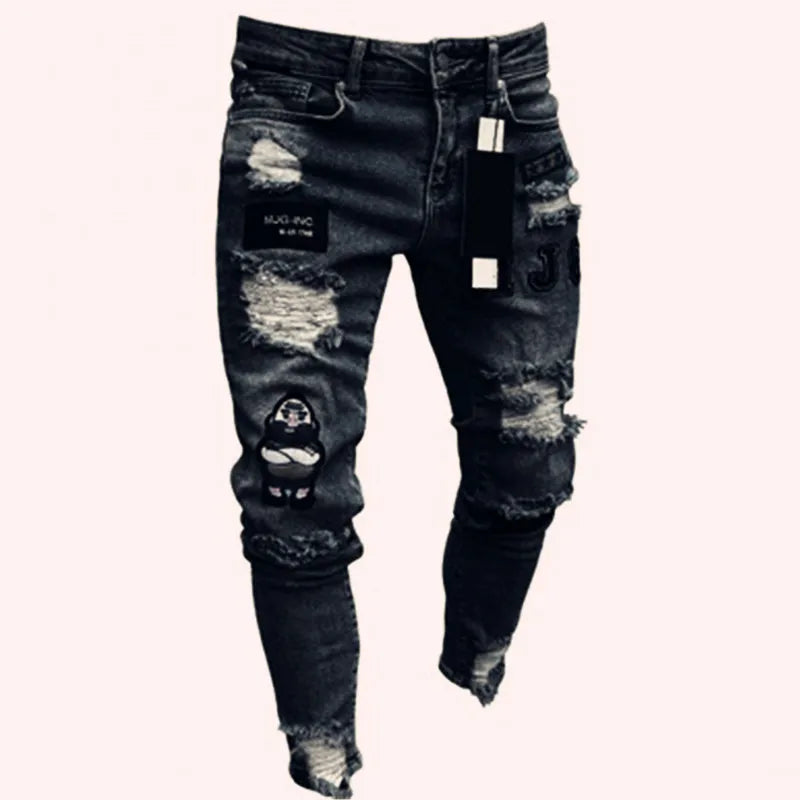 Straight Jeans Man Vintage Wash Denim pants Spring Summer Boyfriend baggy Jeans men Streetwear Cacual Designer Cowboy Trousers