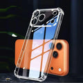 Ultra Thin Transparent Phone Case For iPhone 17 Pro Max Soft TPU Cases For iPhone17 Pro Max 17Pro Shockproof Clear Back Cover