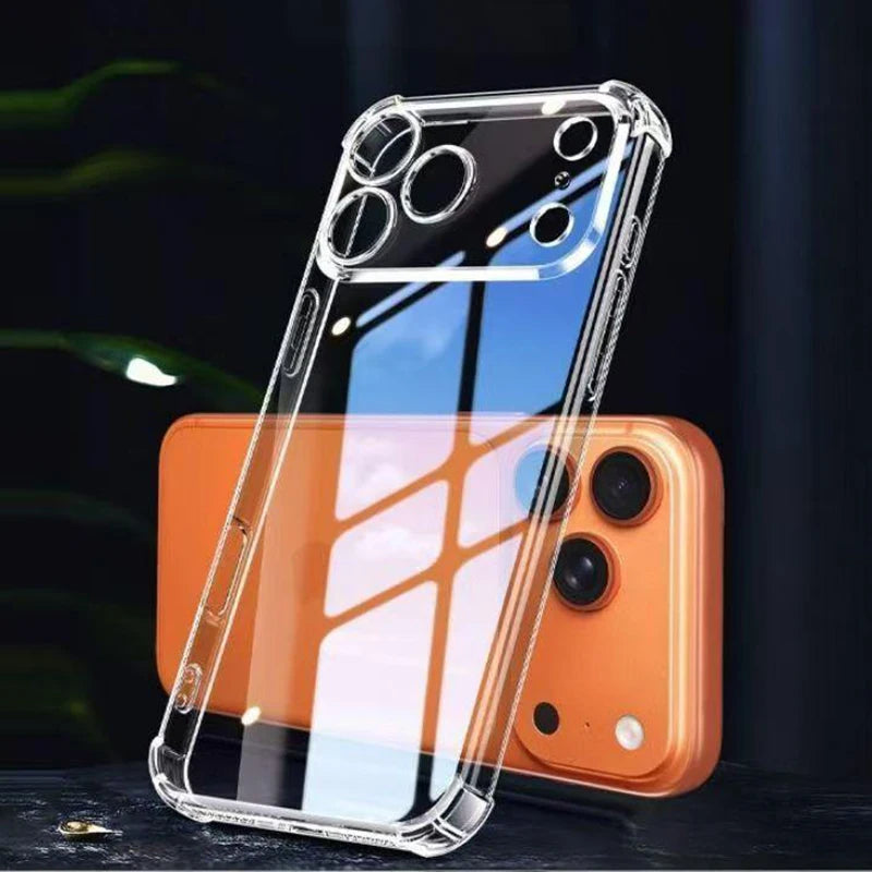 Ultra Thin Transparent Phone Case For iPhone 17 Pro Max Soft TPU Cases For iPhone17 Pro Max 17Pro Shockproof Clear Back Cover