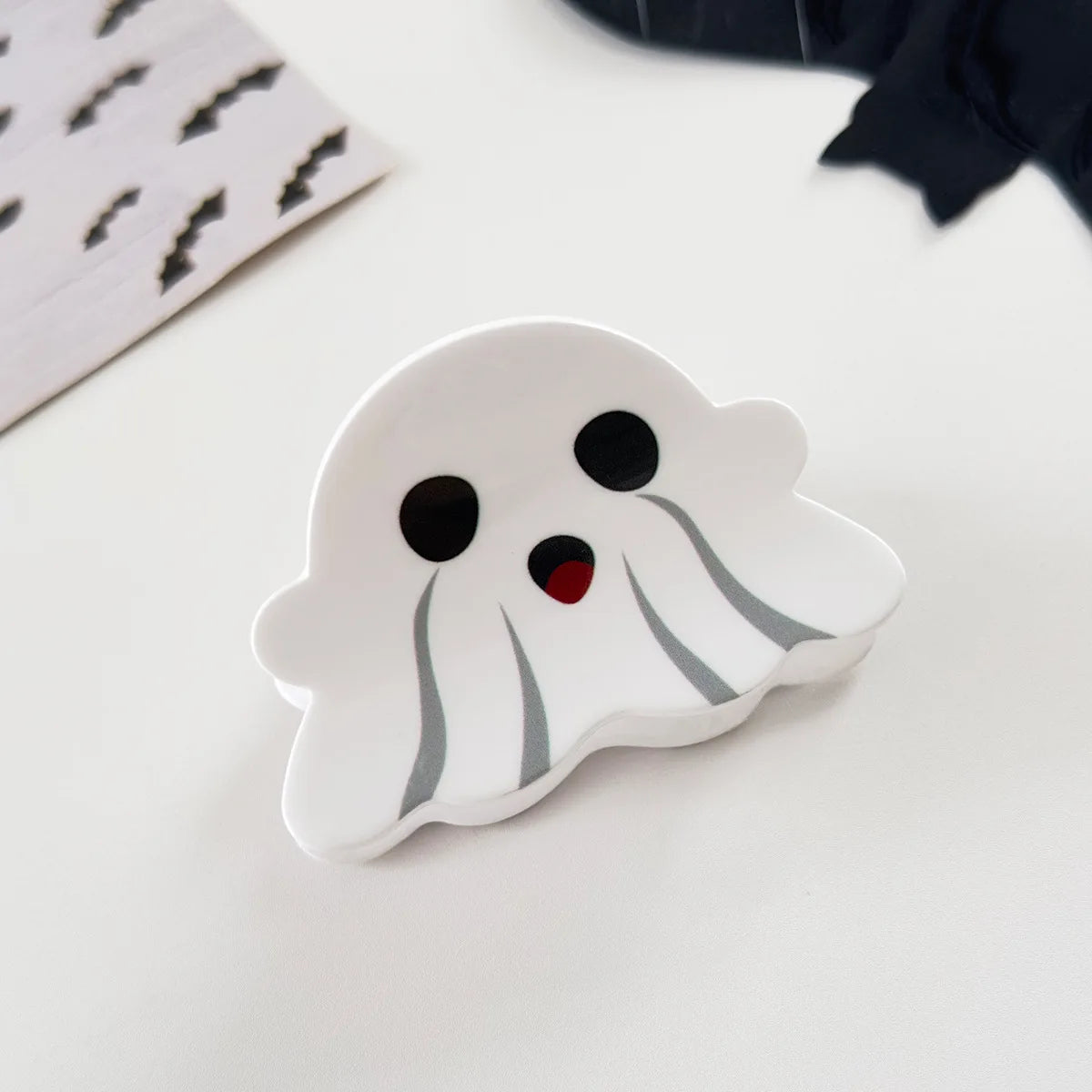 Cute Halloween funny hair accessories |  Cartoon Animal Ponytail Holder with Playful Moon & Star Design | Perfect for Halloween
