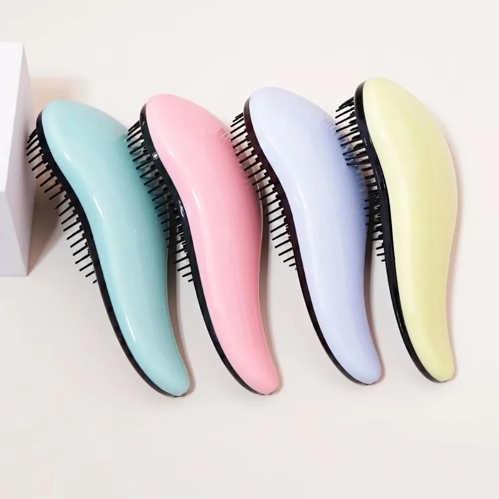 Antistatic Massage Detangling Hair Brush, Wet & Curly Hair Shower Brush, Salon Hairdressing Tool, for Real Hair & Wigs