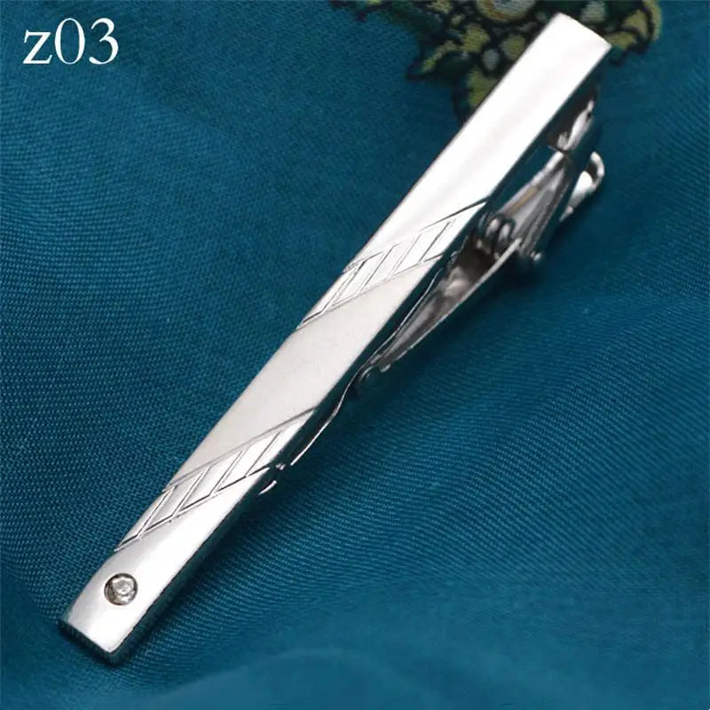 1pc Men's Short Tie Clip Simple Style Pin Clasp Rose Gold Color Male Business Necktie Clip Classic Men Jewelry Accessories Hot