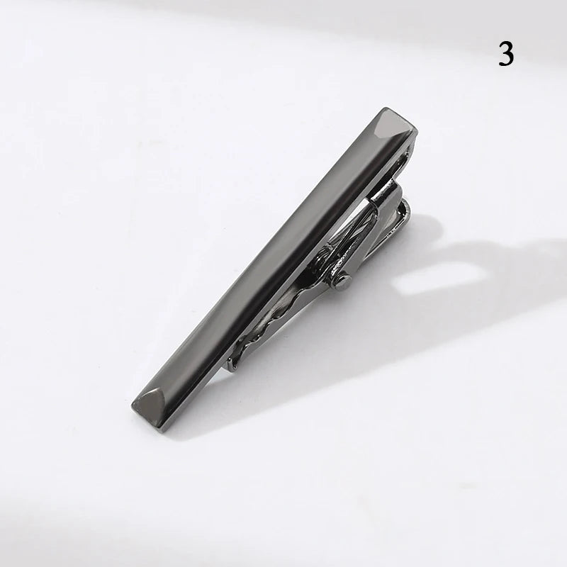 Tie Pin For Men Classic Tie Clips Copper Tie Bar Tie Collar Pin Business Corbata Necktie Clip Jewelry Gift Wedding Accessories