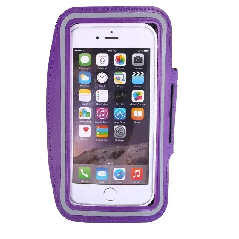 Sports Running Phone Armband Touch Screen Breathable With Key Pocket For iPhone 12-17 Pro Max For Android Gym Jogging Daily Use