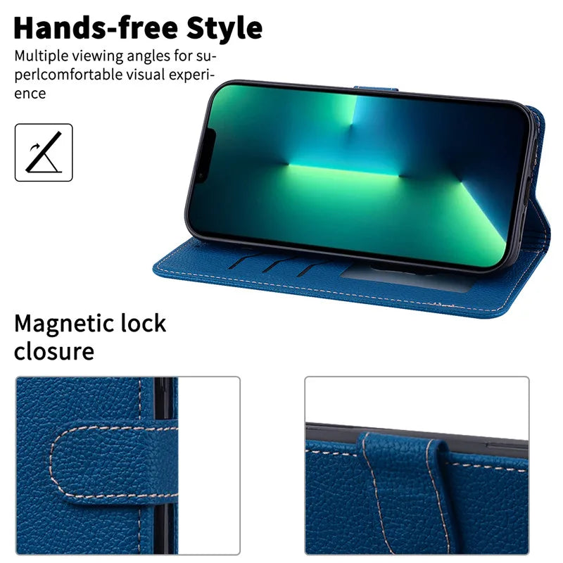 For Samsung Galaxy M55 Case Leather Wallet Flip Phone Case For Samsung M55 M156B Cover For Samsung Galaxy M55 5G Case Fundas