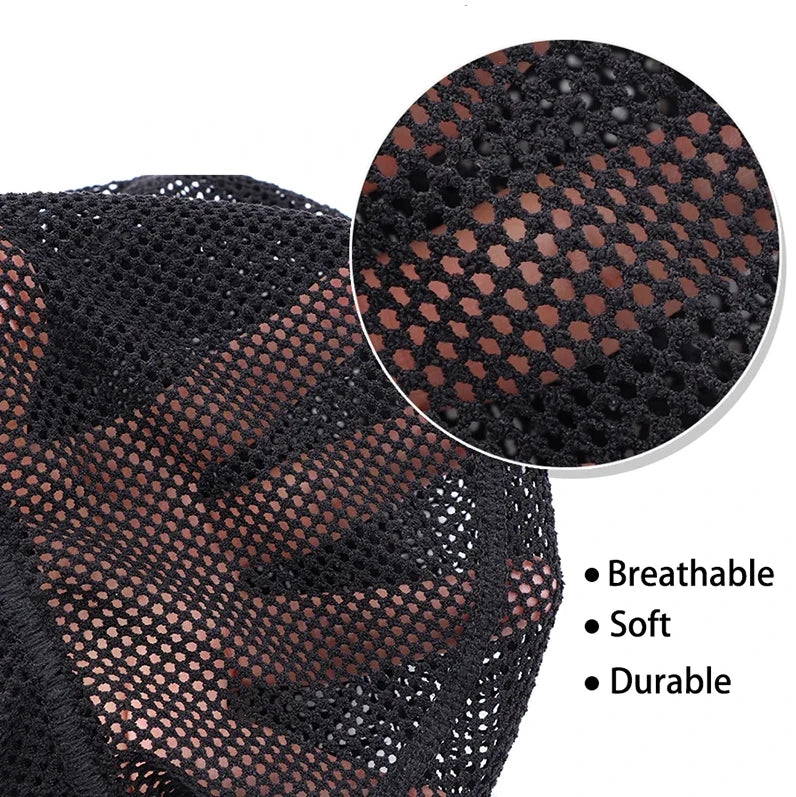 Expandable Spandex Dome Cap For Waves Mesh Perfect Fit Free Size Wig Caps With Elastic Nylon Strech Caps Weaving Caps
