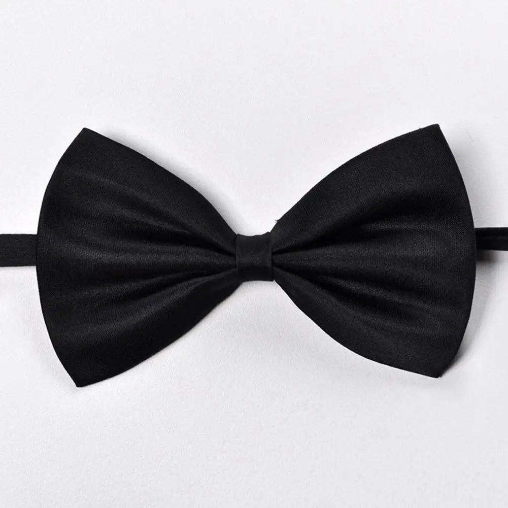 1/2/3Pcs Bow Ties For Men Wedding Bowtie Black Neck Tie Adjustable Bowknot Classic Butterfly Cravat Double Tie Business Gift