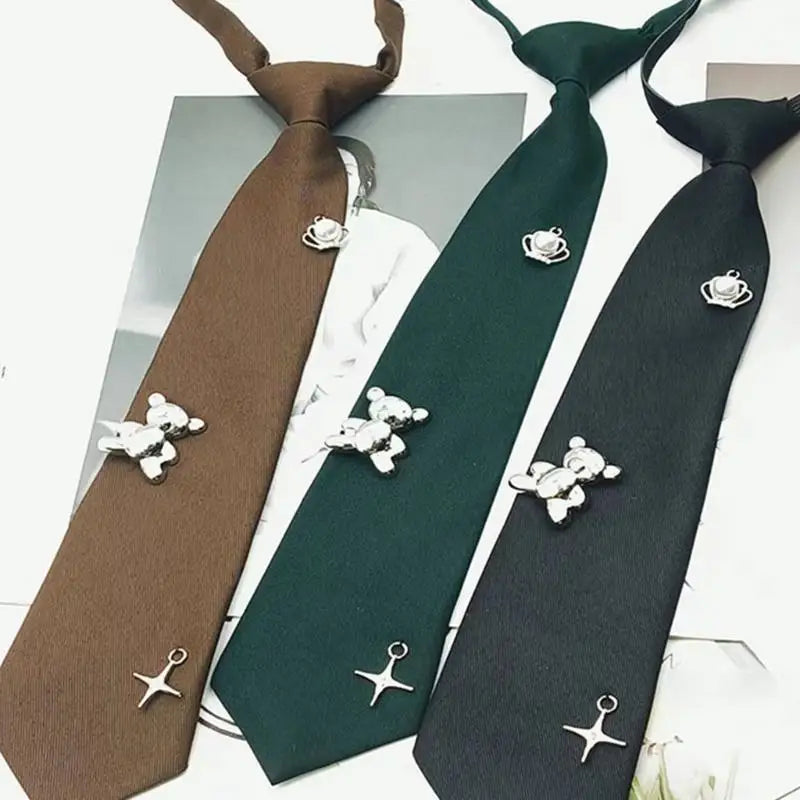 Funny Children Tie Elegant Women Necktie Casual Dress Tie Animal Pattern Tie for Everyday Styles and Comfort