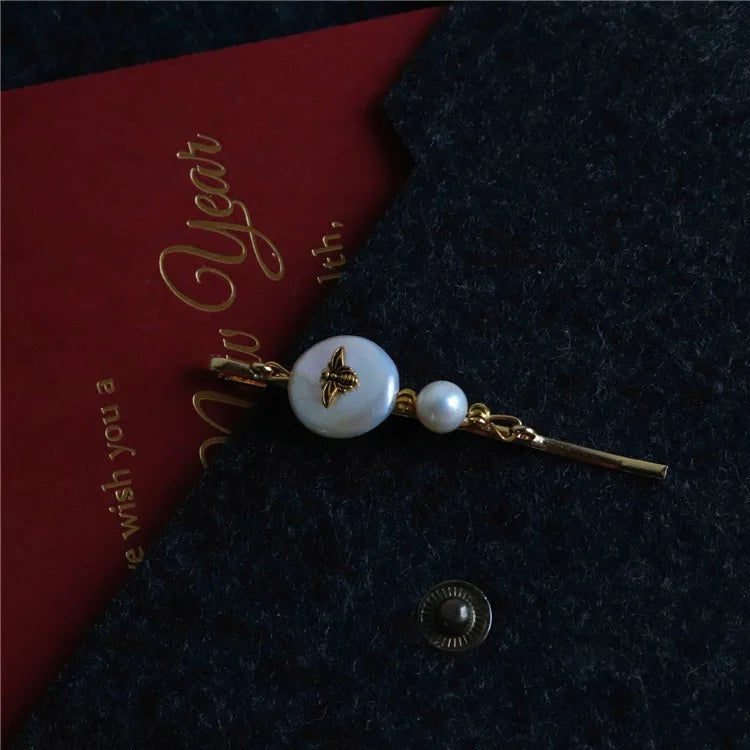 Hair Accessories for Girls Women Hairpins Clips Natural Baroque Freshwater Pearl Elegant Sweet Bridal Ornaments Wedding Gift