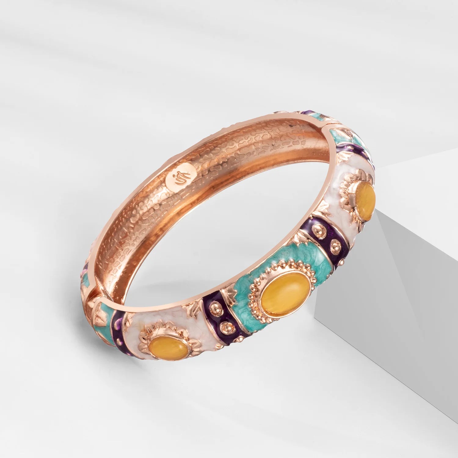 Enamel Bracelet For Women Bangle On Hand Hawaiian India Cloisonne African Jewelry Women's Hand Bracelets Bohemian Designer Gifts