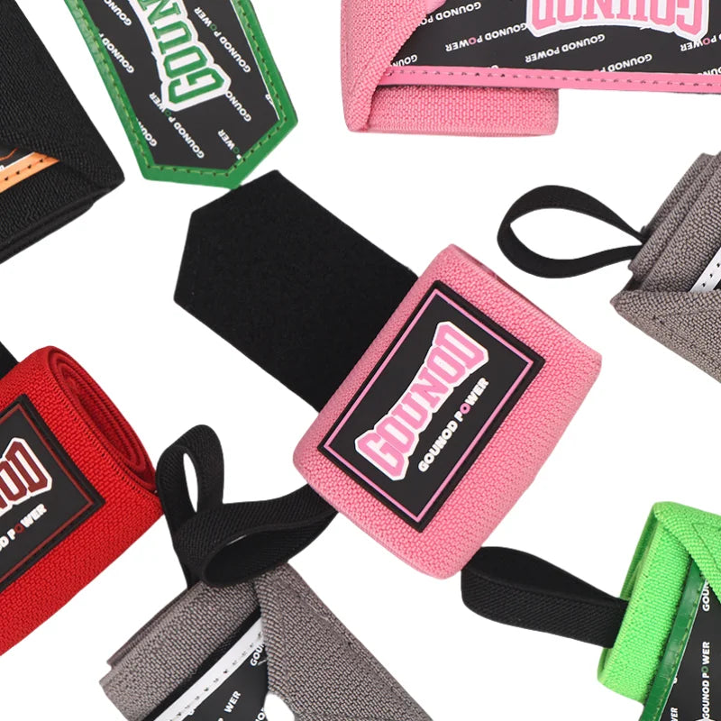 Elasticity Weightlifting Wrist Wraps Gym Fitness Wrist Wraps for Men & Women Professional Strength Training Wrist Support Straps