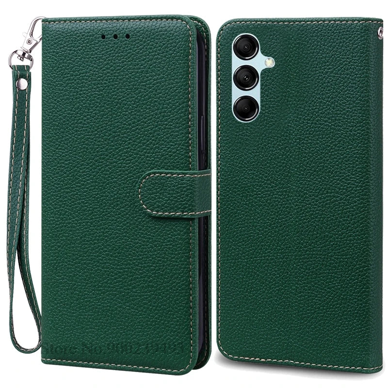 For Samsung Galaxy M55 Case Leather Wallet Flip Phone Case For Samsung M55 M156B Cover For Samsung Galaxy M55 5G Case Fundas