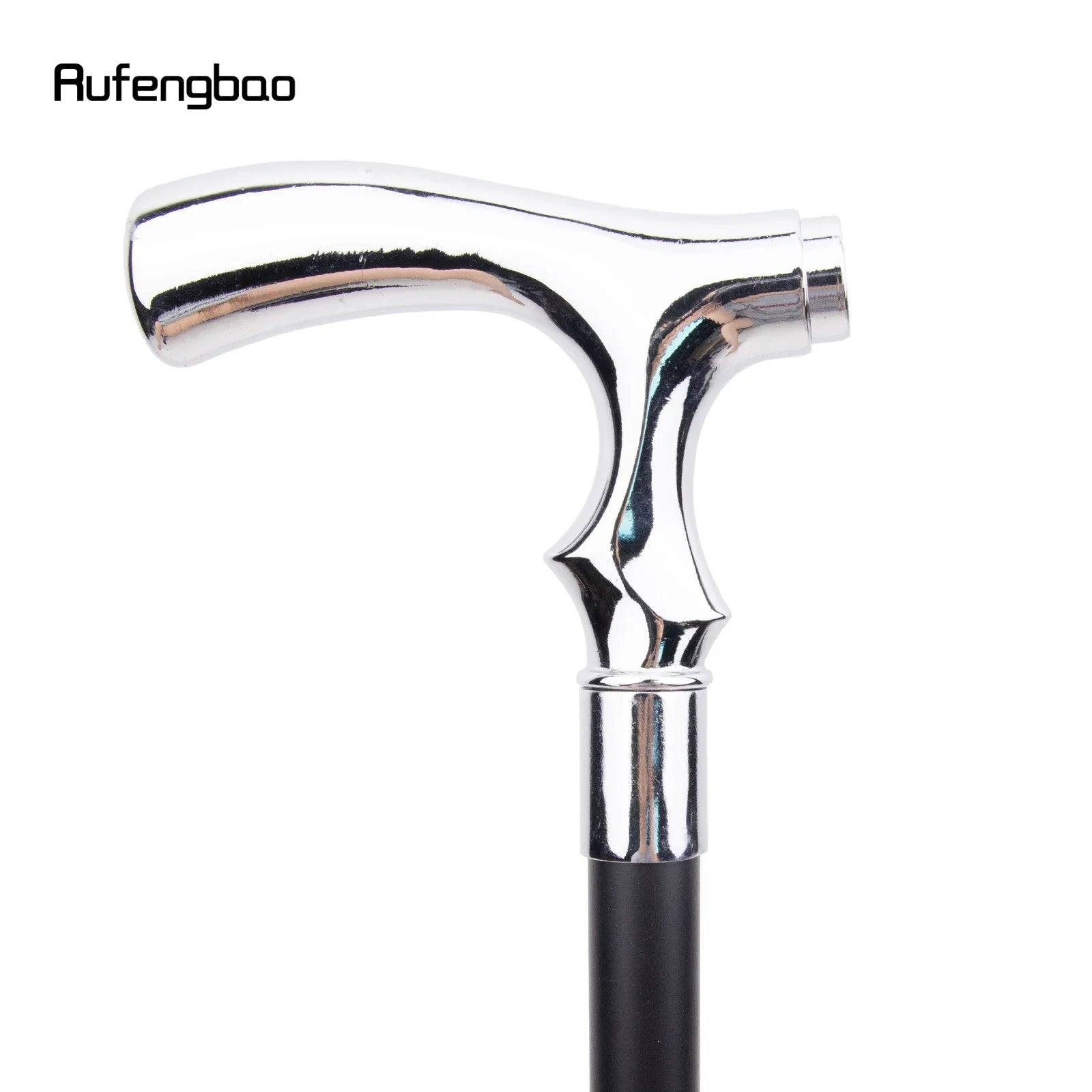 White T Shape Fashion Gentleman Decorative Stick - 36" Vintage-Inspired Cane for Cosplay, Steampunk, and Costume Parties