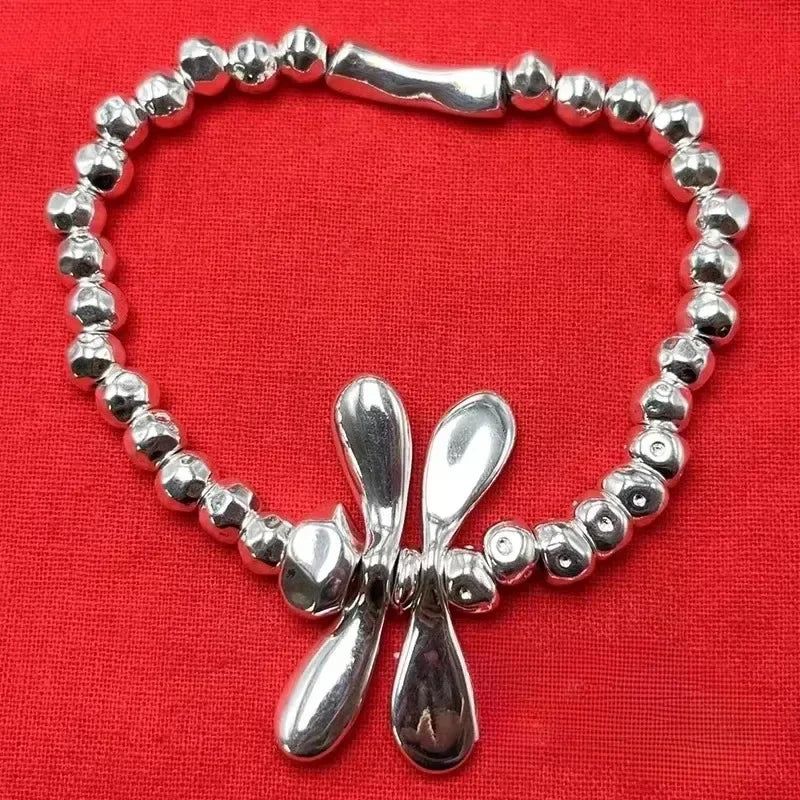 New best-selling fashionable geometric bracelet with interlocking rings, ladies' commemorative day gift bag