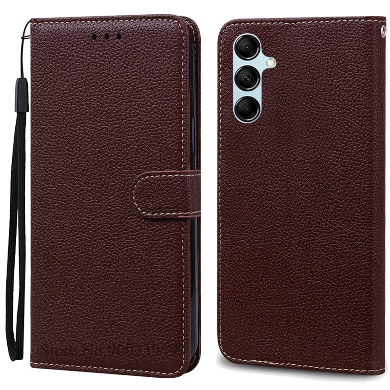 For Samsung Galaxy M55 Case Leather Wallet Flip Phone Case For Samsung M55 M156B Cover For Samsung Galaxy M55 5G Case Fundas