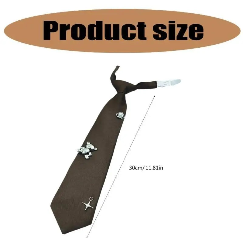 Funny Children Tie Elegant Women Necktie Casual Dress Tie Animal Pattern Tie for Everyday Styles and Comfort