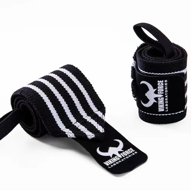 Weightlifting Wrist Strap Evil Dog Embroidery Fitness Wrist Support Wraps for Men Women Viking Wrist Gurad Gym Strength Training